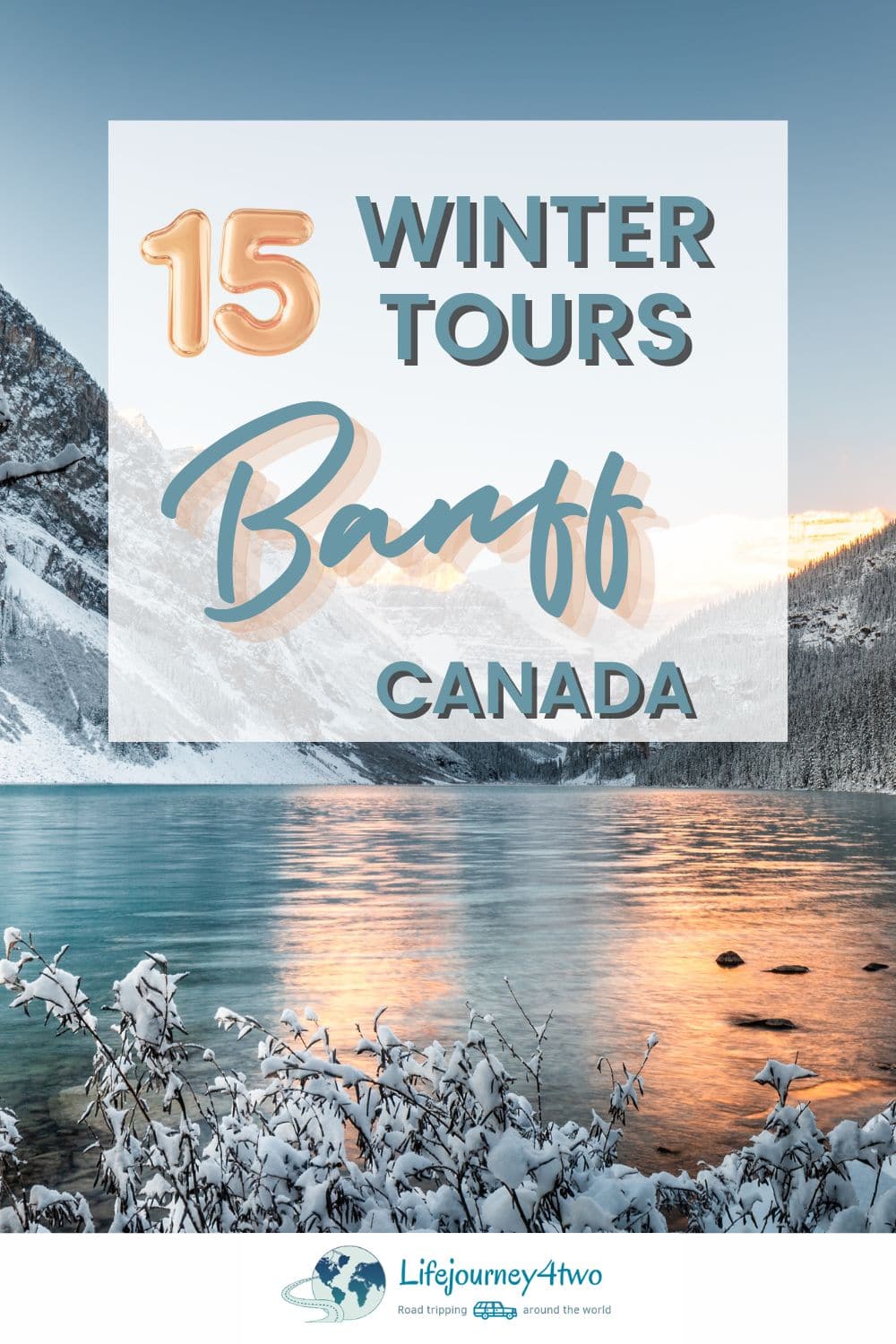 Banff winter tours pinterest pin