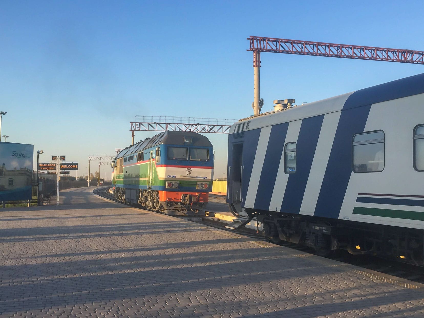 Train at Urgench near Khiva