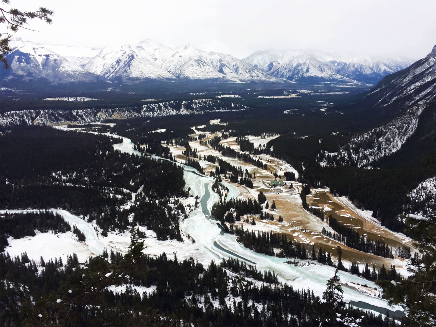 View of the Bow River Valley, Banff
