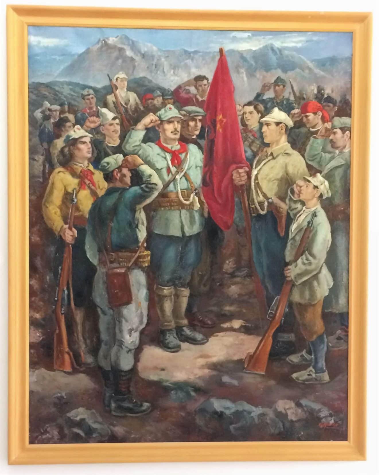 Communist era painting 