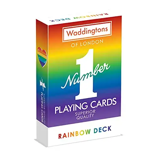 Waddingtons No 1 Rainbow Playing Cards New!