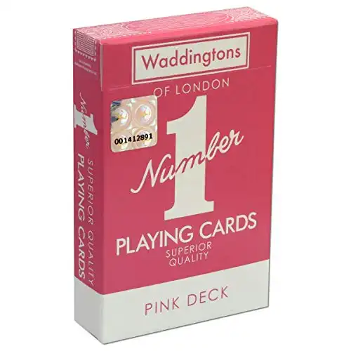 Waddingtons Number 1 Classic Pink Playing Cards