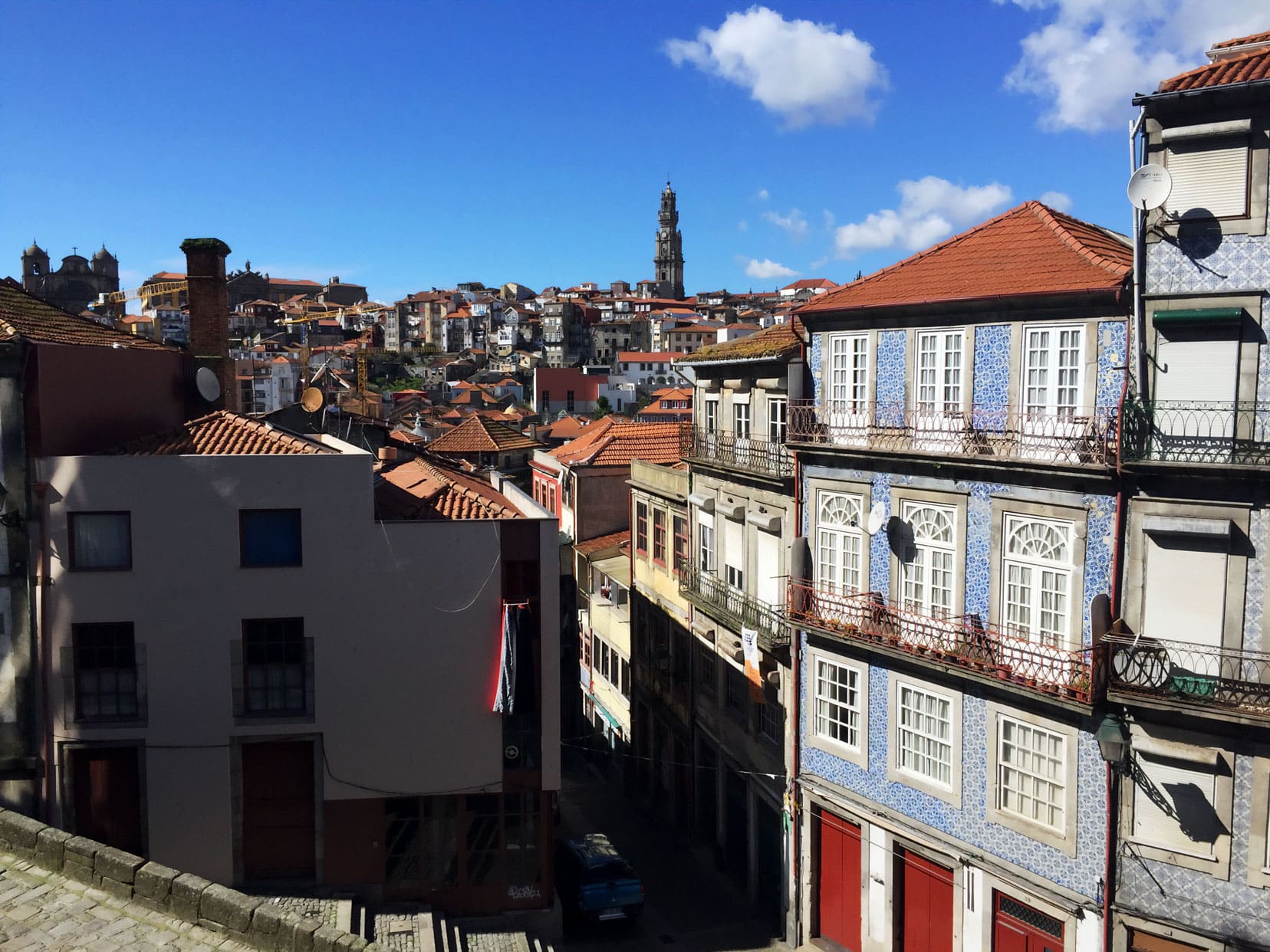 View across the rooftops of Porto 