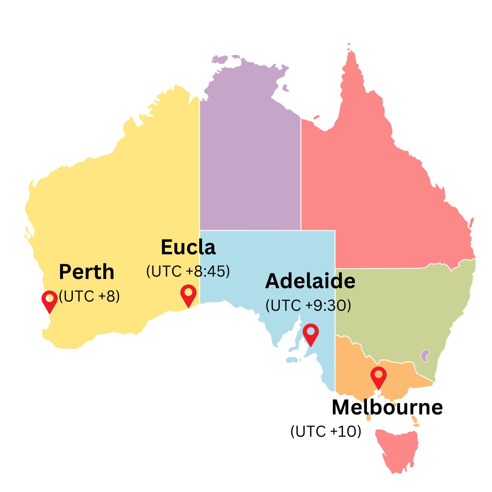 Perth to Melbourne - Timezone changes
