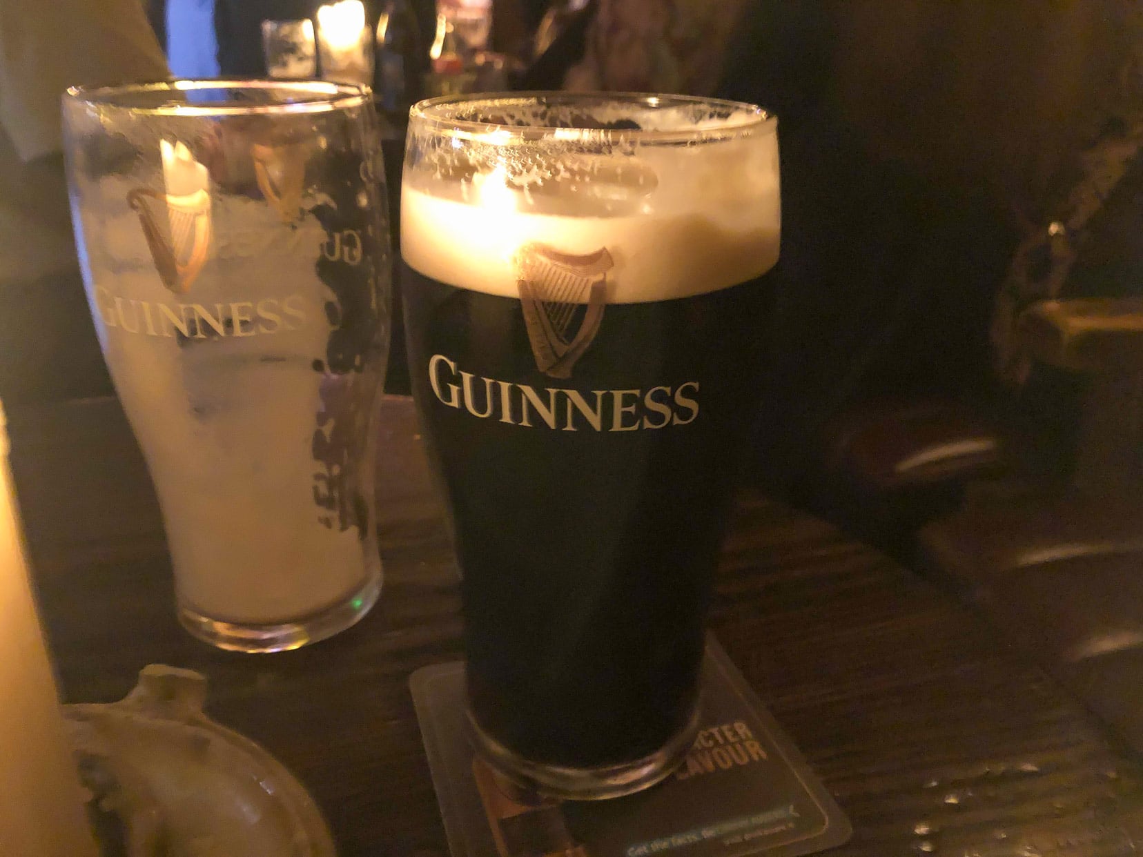 Guinness in a glass