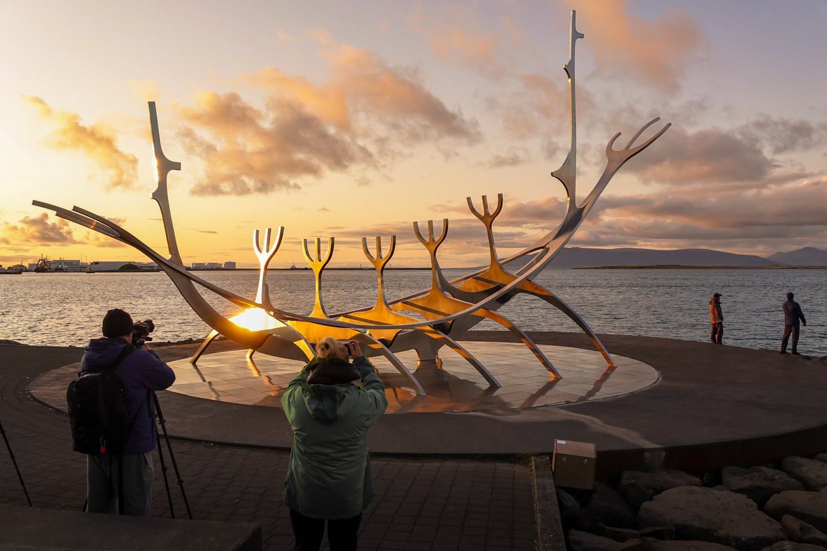 Sun Voyager at sunset