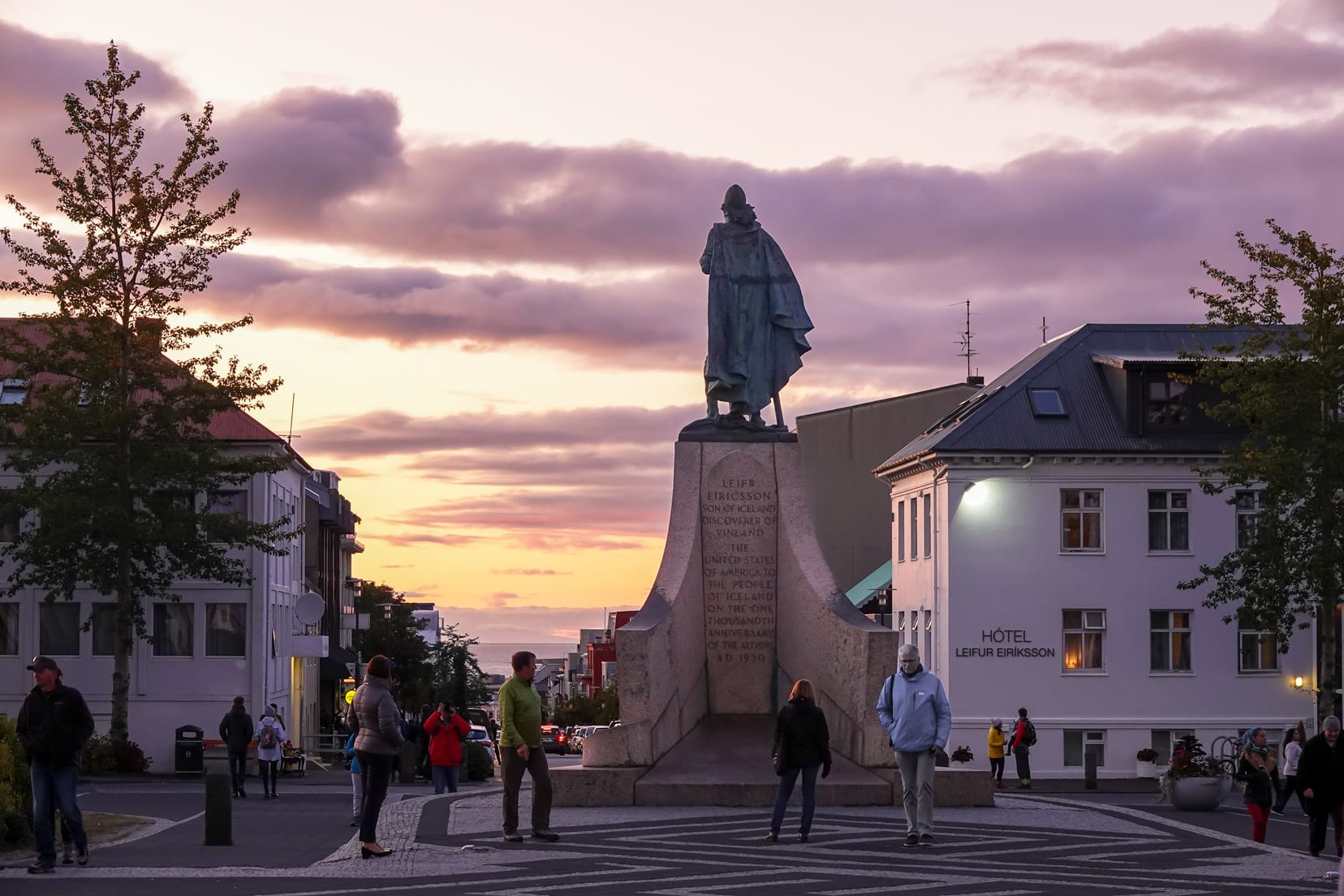 Leif Erikkson statue in Reykjavik