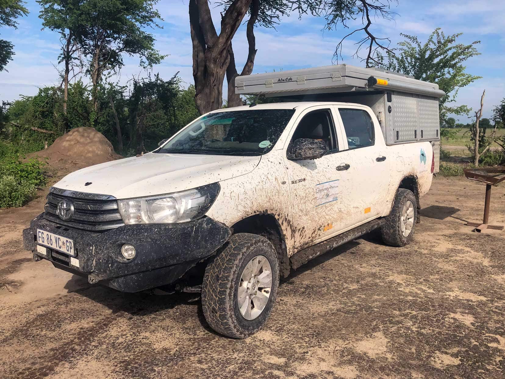 Our Hilux-in-botswana