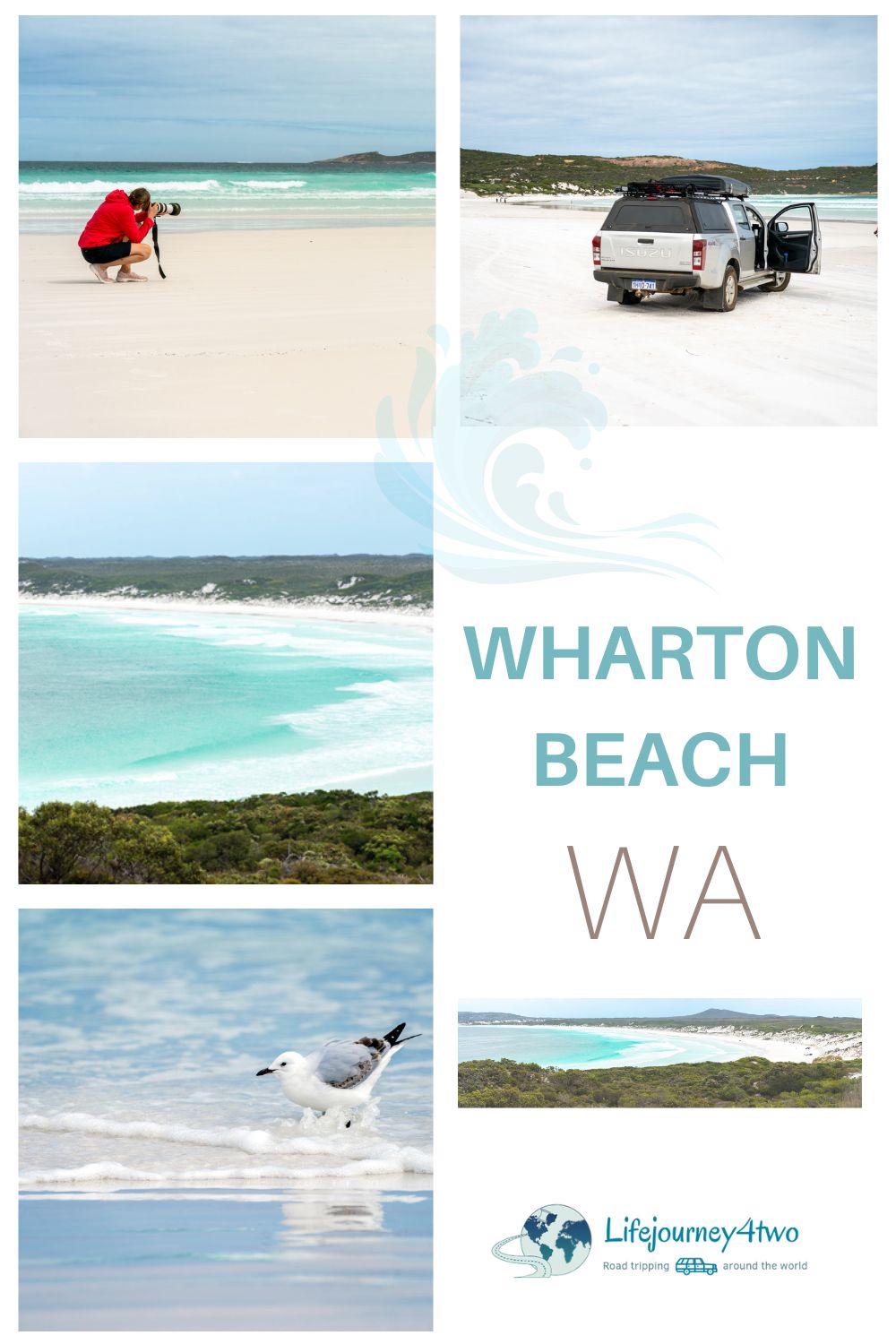 Wharton Beach Pinterest Pin