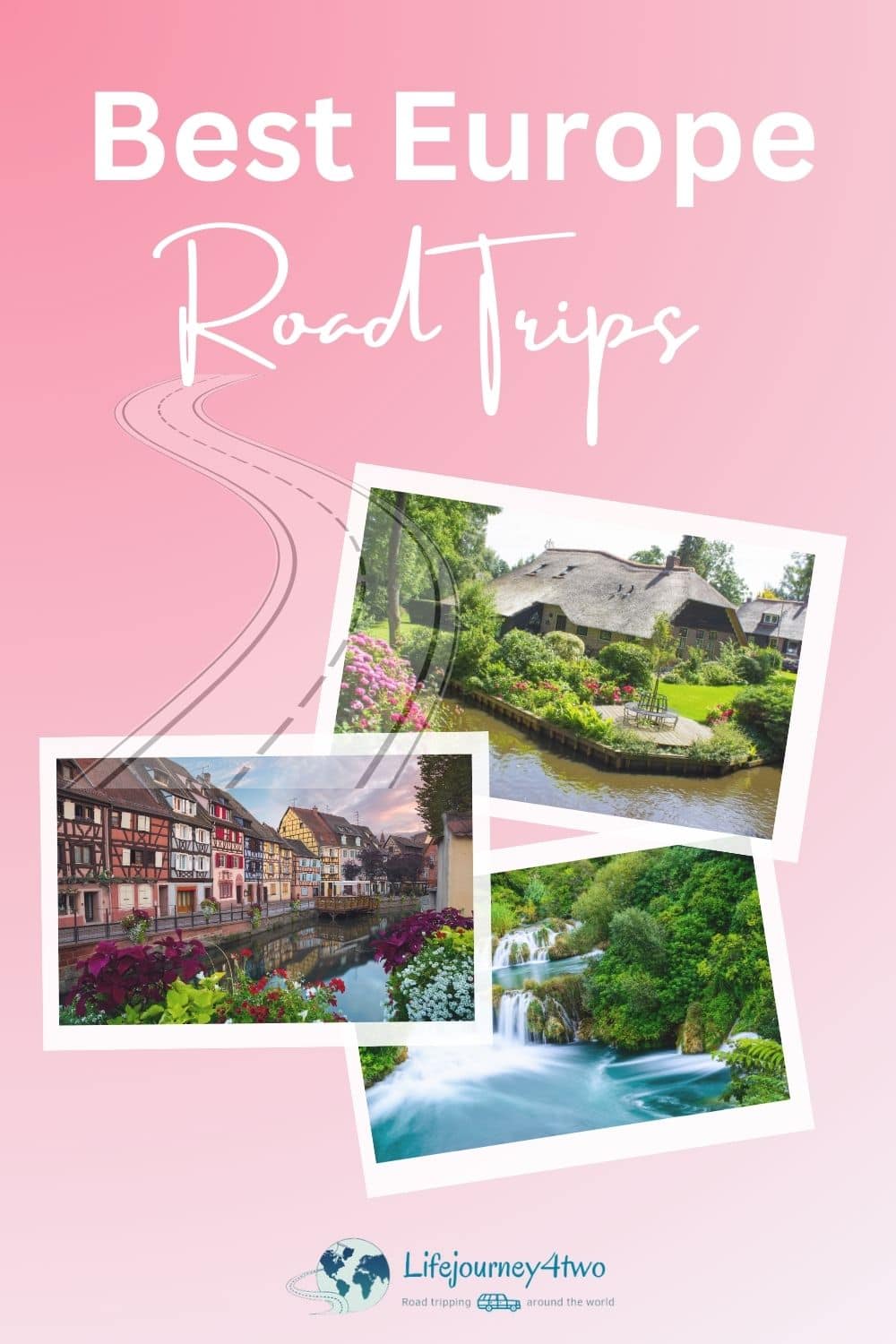Best Europe Road trip Routes Pinterest pin