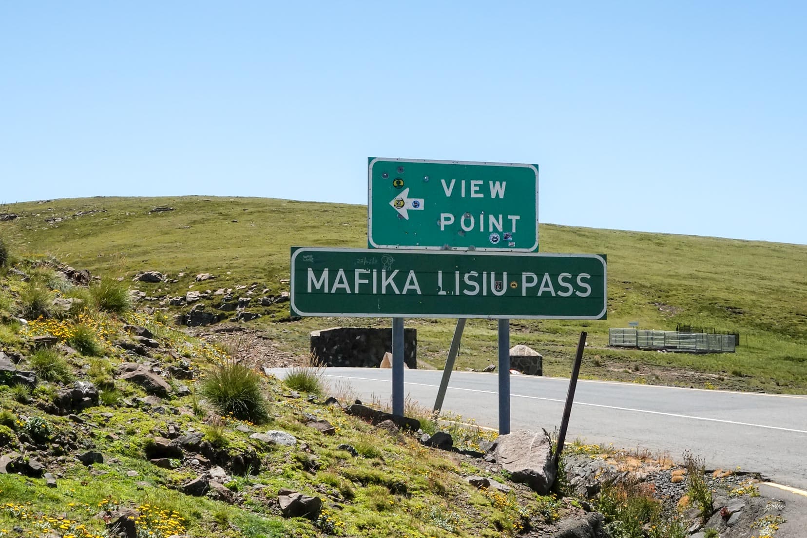 Mafika-Lisiu-turnoff-sign