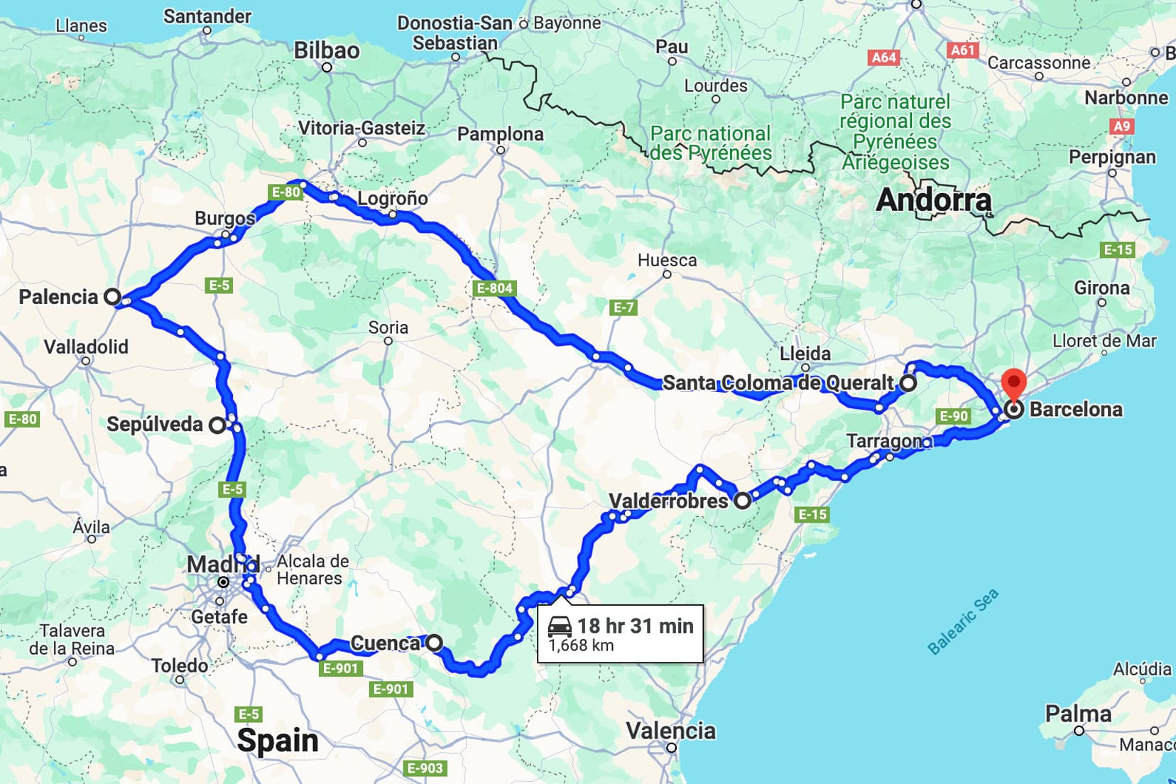 Northern Spain Road Trip