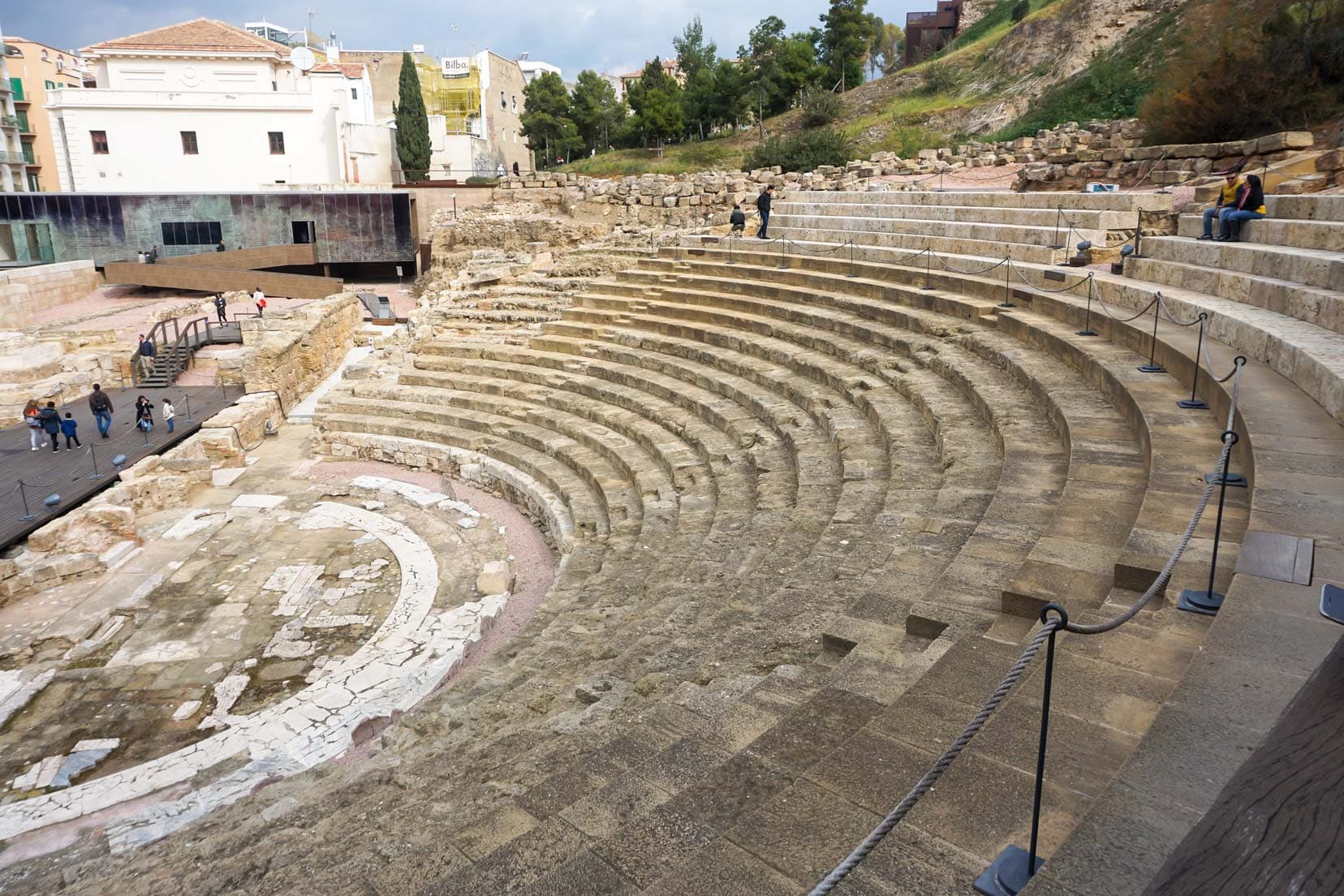 Ancient Roman Theatre in Malaga, Spain