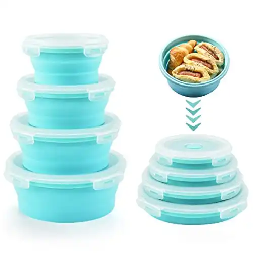 Collapsible Bowls with Lids