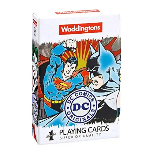 Waddingtons Number 1 DC Comics Retro Playing Card
