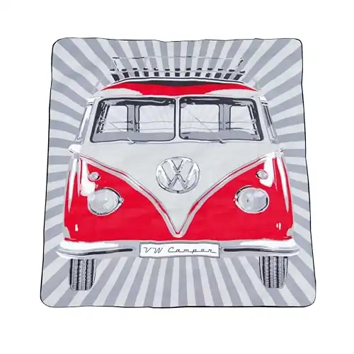 VW Collection - Volkswagen Picnic Cuddle Throw Blanket