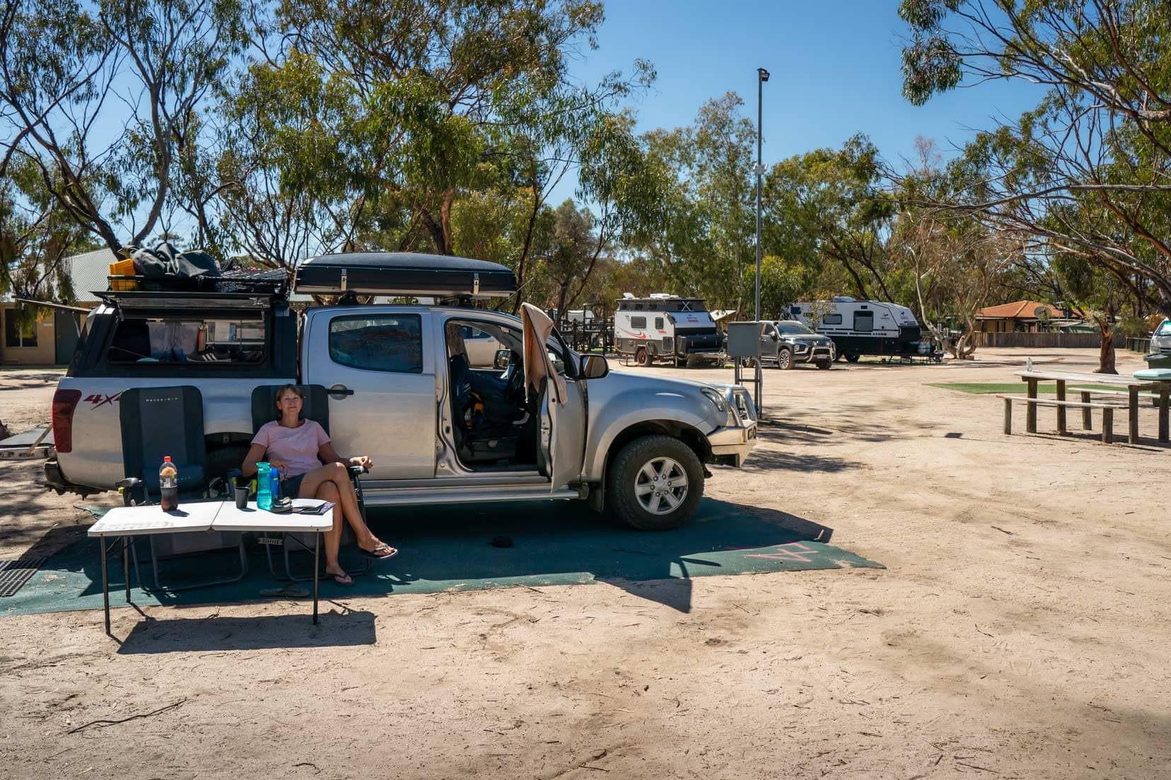 Wave-rock-campsite, Hyden