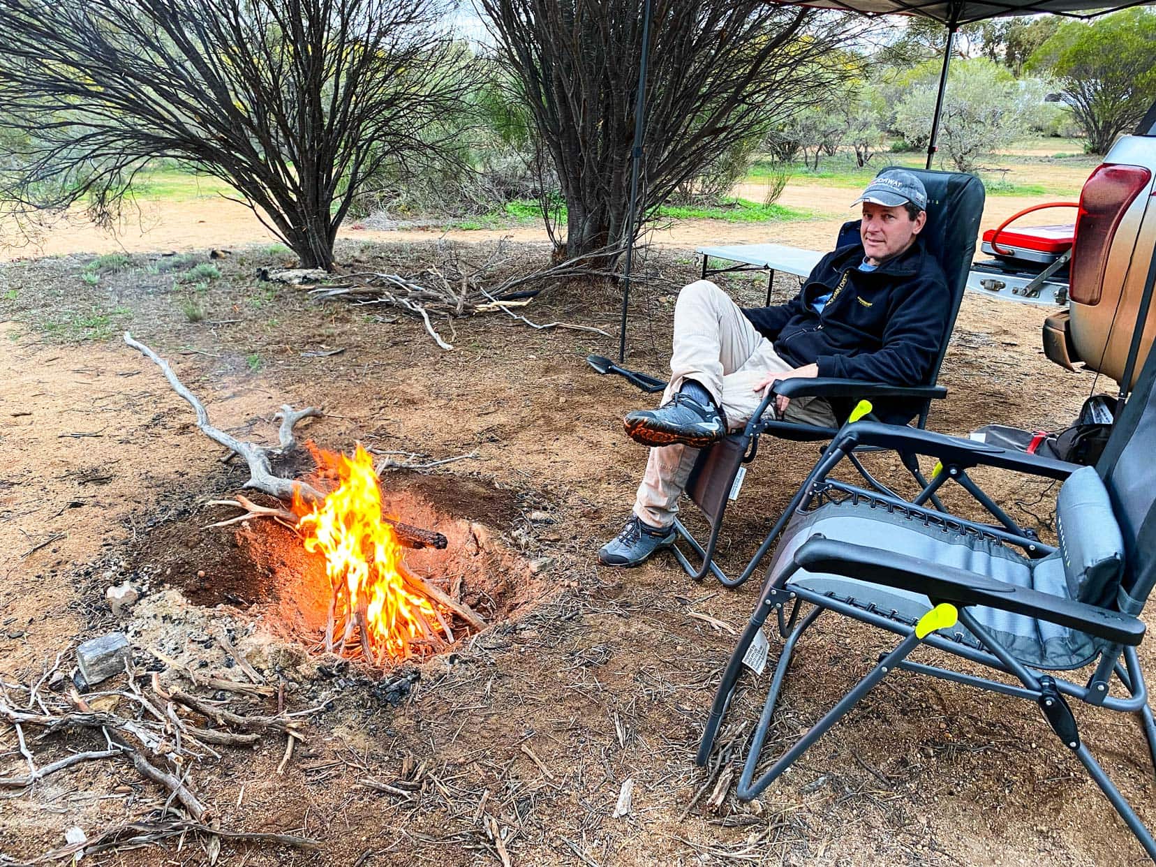 Elachbutting-Rock-Lars-and-fire while camping